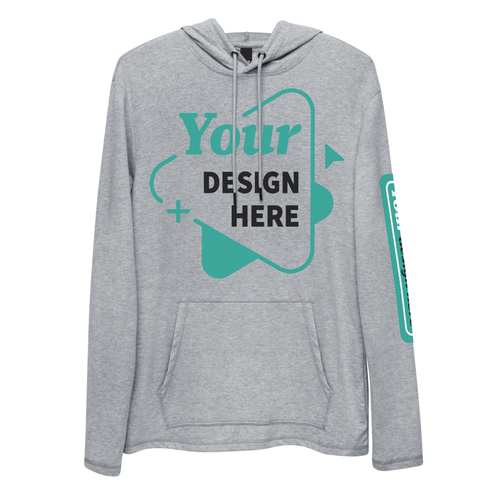 Unisex Lightweight Hoodie District DT571 Printful Shopify demo store